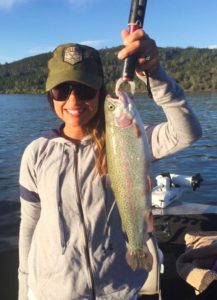 Laura and her Rainbow Trout