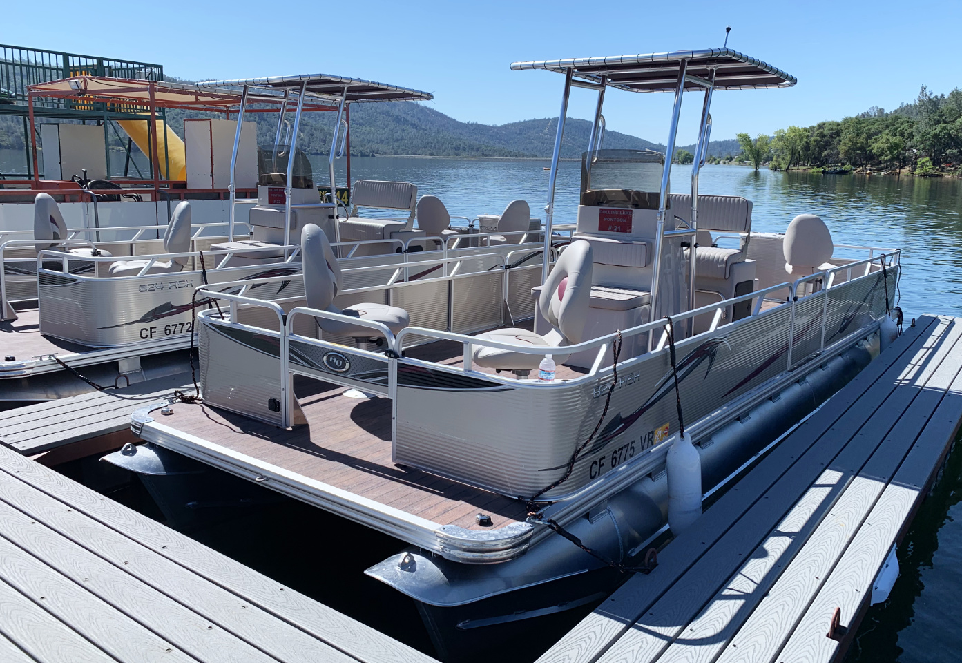 A Pontoon Boat for a Fishing Boat