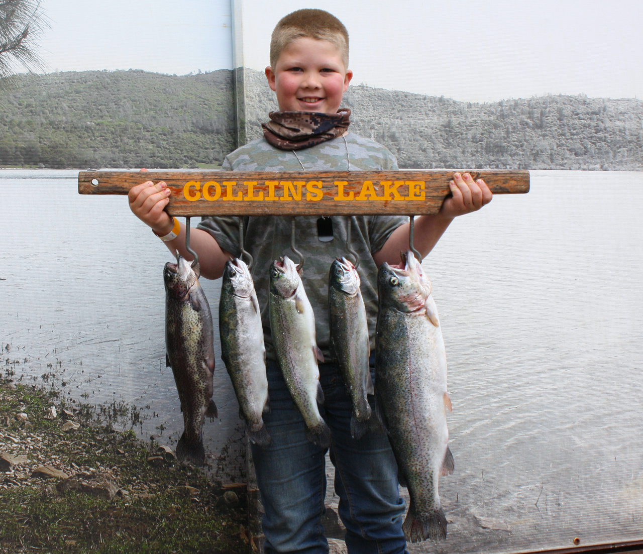 Collins Lake :: Lots of Trout Over 7lbs & Big Bass!