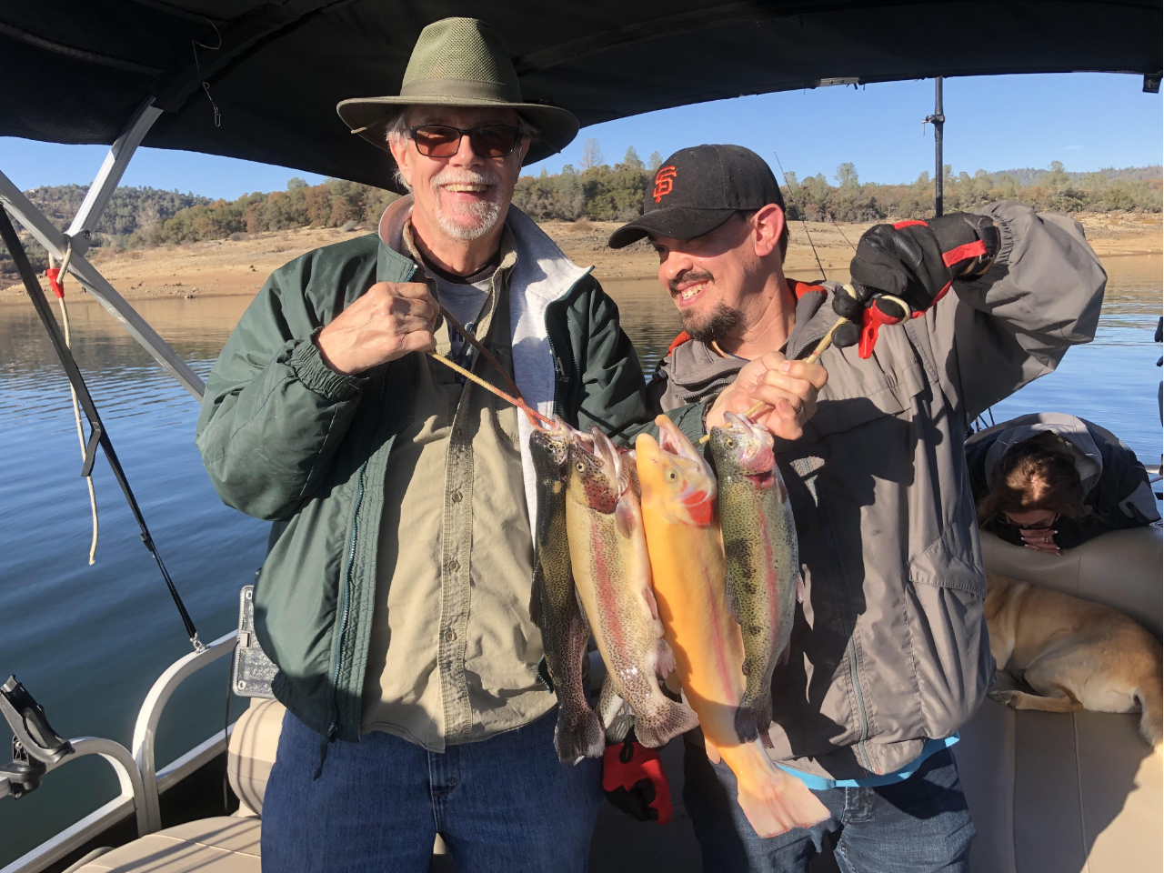 Collins Lake :: Temperatures Drop & Bait Fishing for Trout Takes